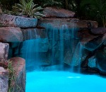 Top 10 Natural Stone Grotto Waterfalls for Swimming Pools using Natural Rock in Sarasota, Florida