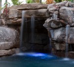 Top 10 Natural Stone Grotto Waterfalls for Swimming Pools using Natural Rock in Sarasota, Florida